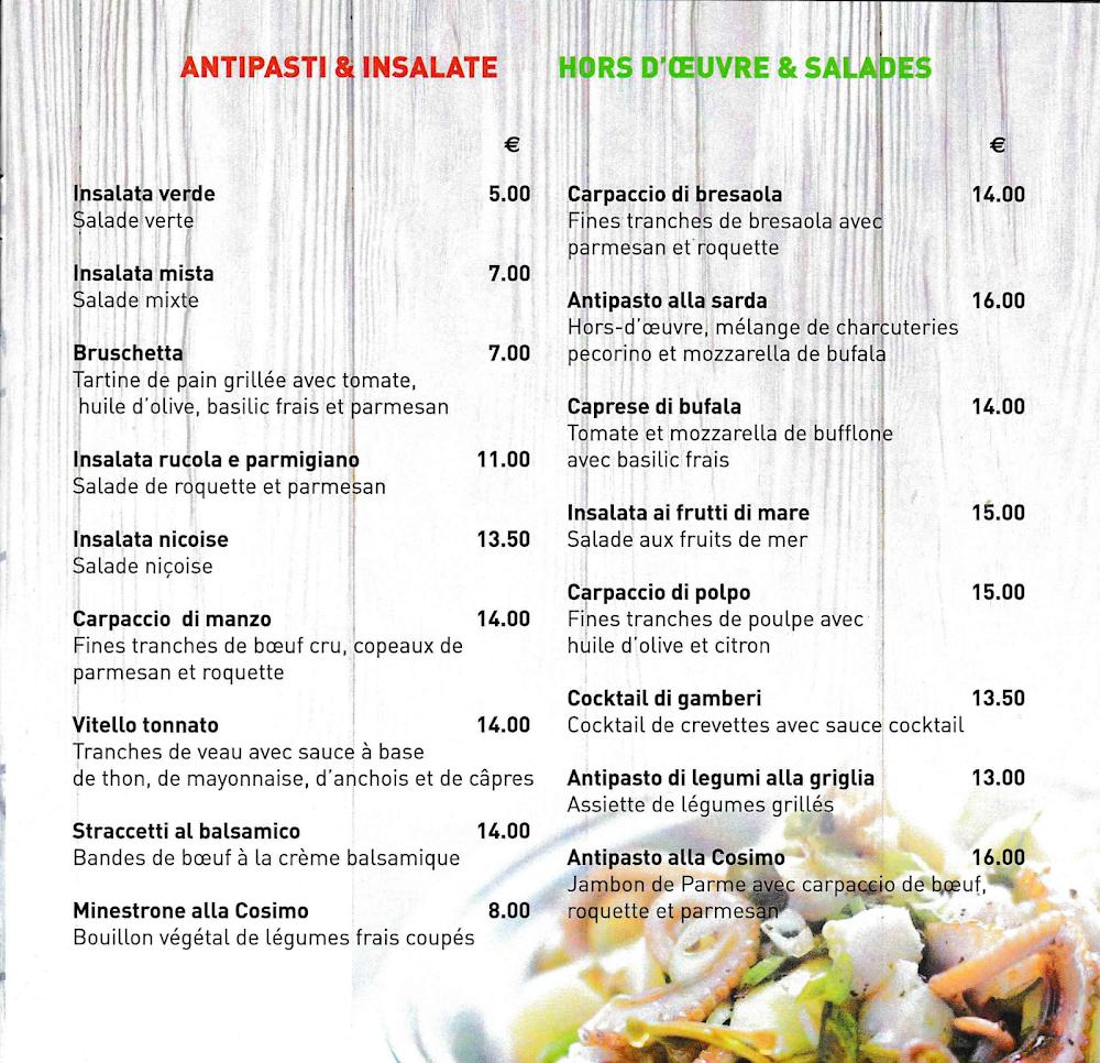 La Sardegna - Menu Image 2
